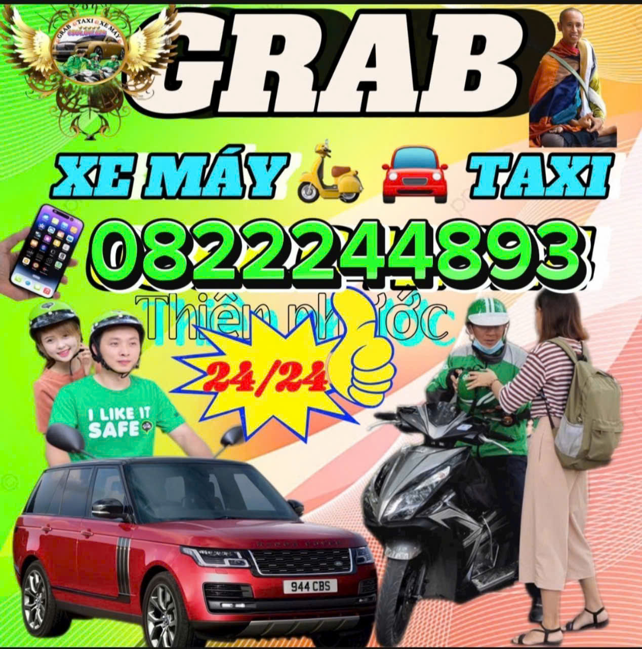 XE ÔM GRAB THANH BÌNH TRẢNG BOM