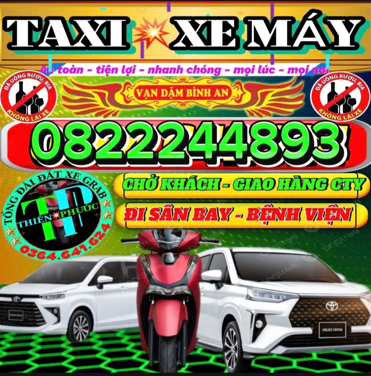 XE ÔM GRAB ĐẠI PHƯỚC NHƠN TRẠCH