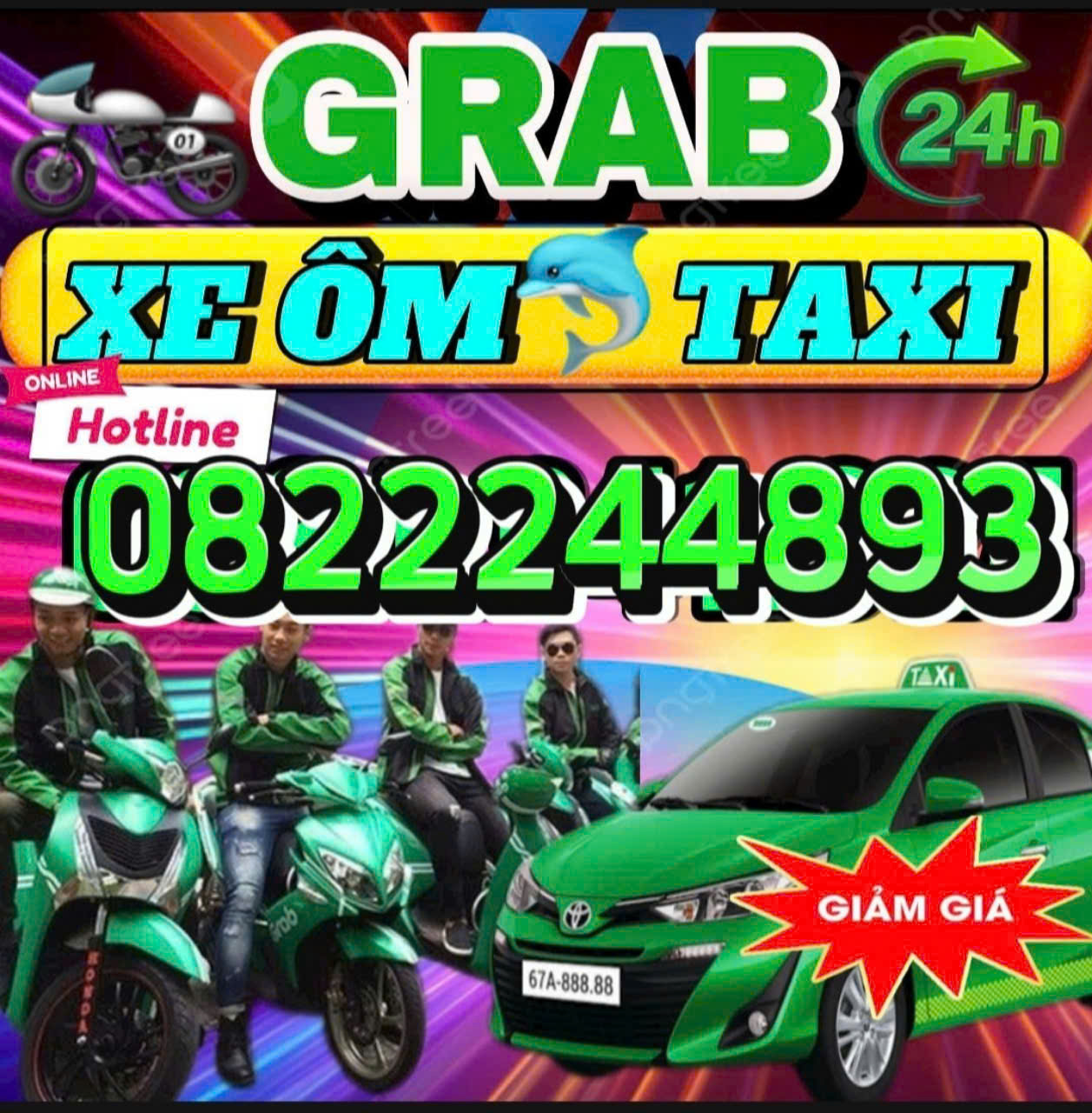 XE ÔM GRAB TRUNG HÒA TRẢNG BOM