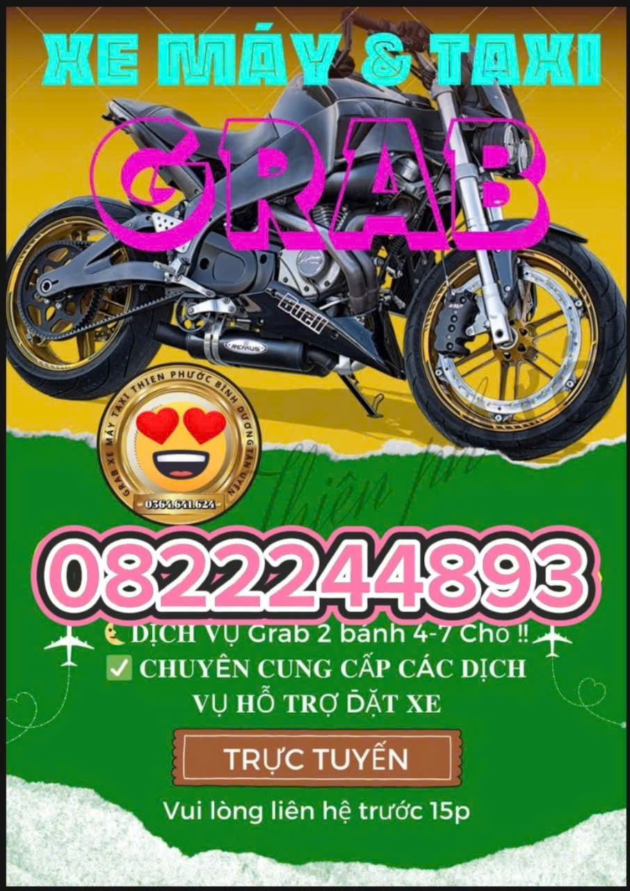 XE ÔM GRAB BÌNH SƠN LONG THÀNH