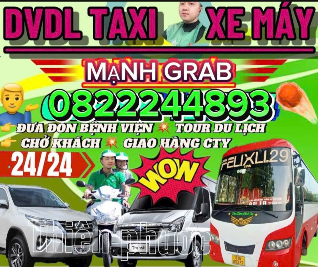XE ÔM GRAB BÀU CẠN LONG THÀNH