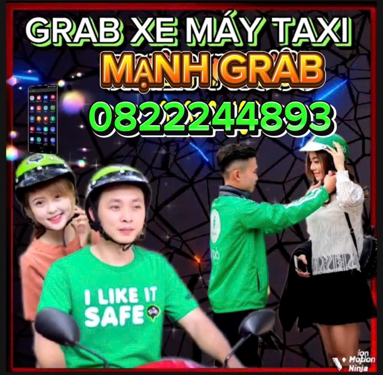 XE ÔM GRAB VĨNH THANH NHƠN TRẠCH