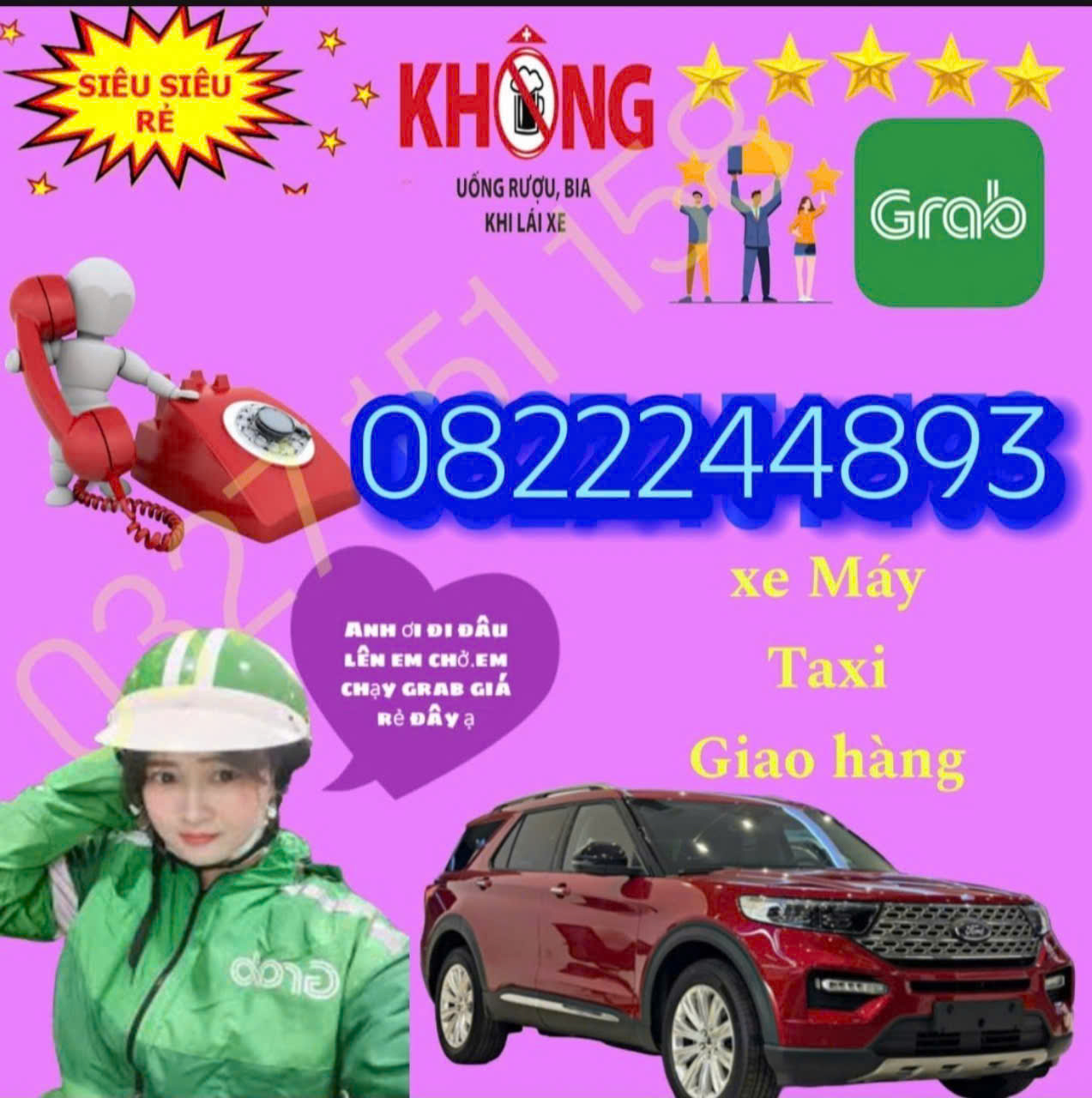 XE ÔM GRAB PHƯỚC KHÁNH NHƠN TRẠCH