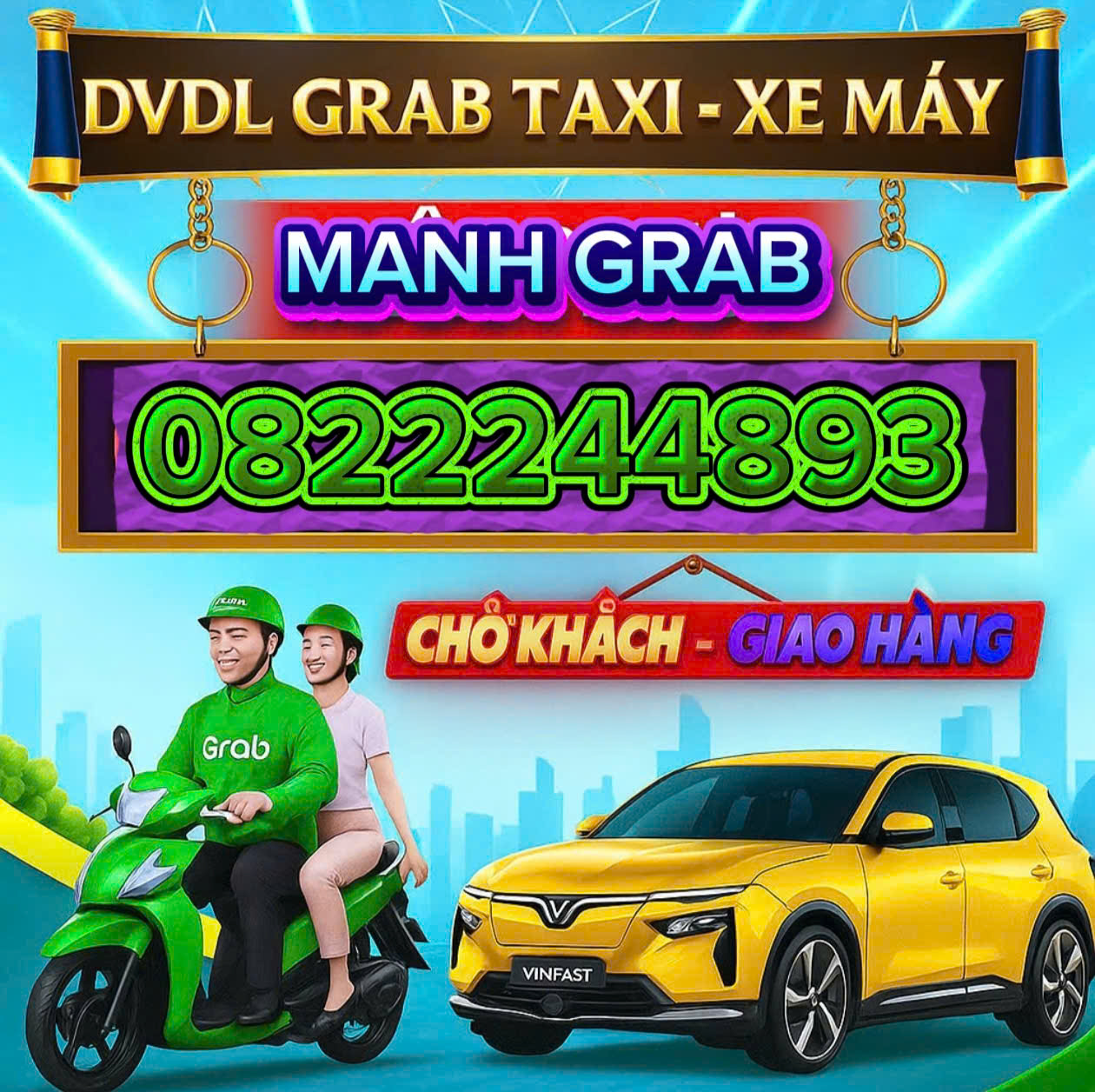 Grab Xe Ôm Cây Trường Bàu Bàng – Gọi Là Có, Đón Nhanh Trong 3 Phút ☎️ 08.222.44.893