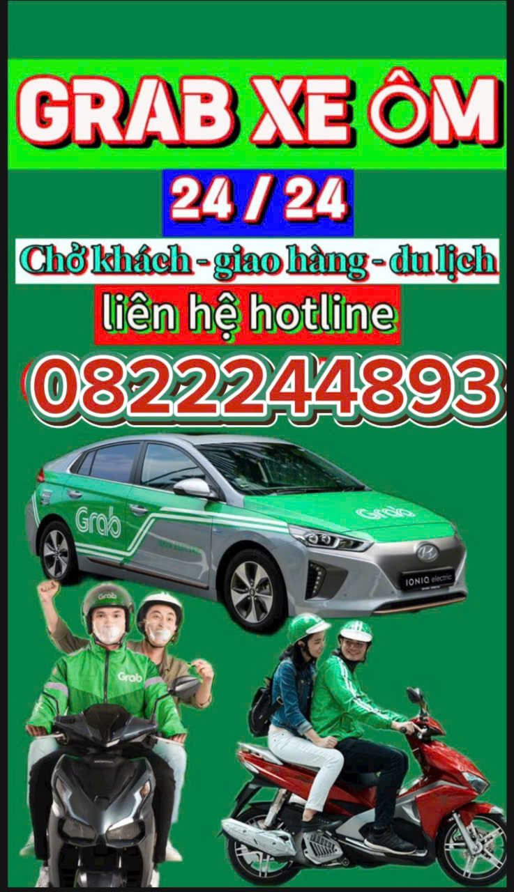 DỊCH VỤ GRAB XE ÔM AN THÁI PHÚ GIÁO – GỌI XE NHANH 24/7 ☎️ 08.222.44.893
