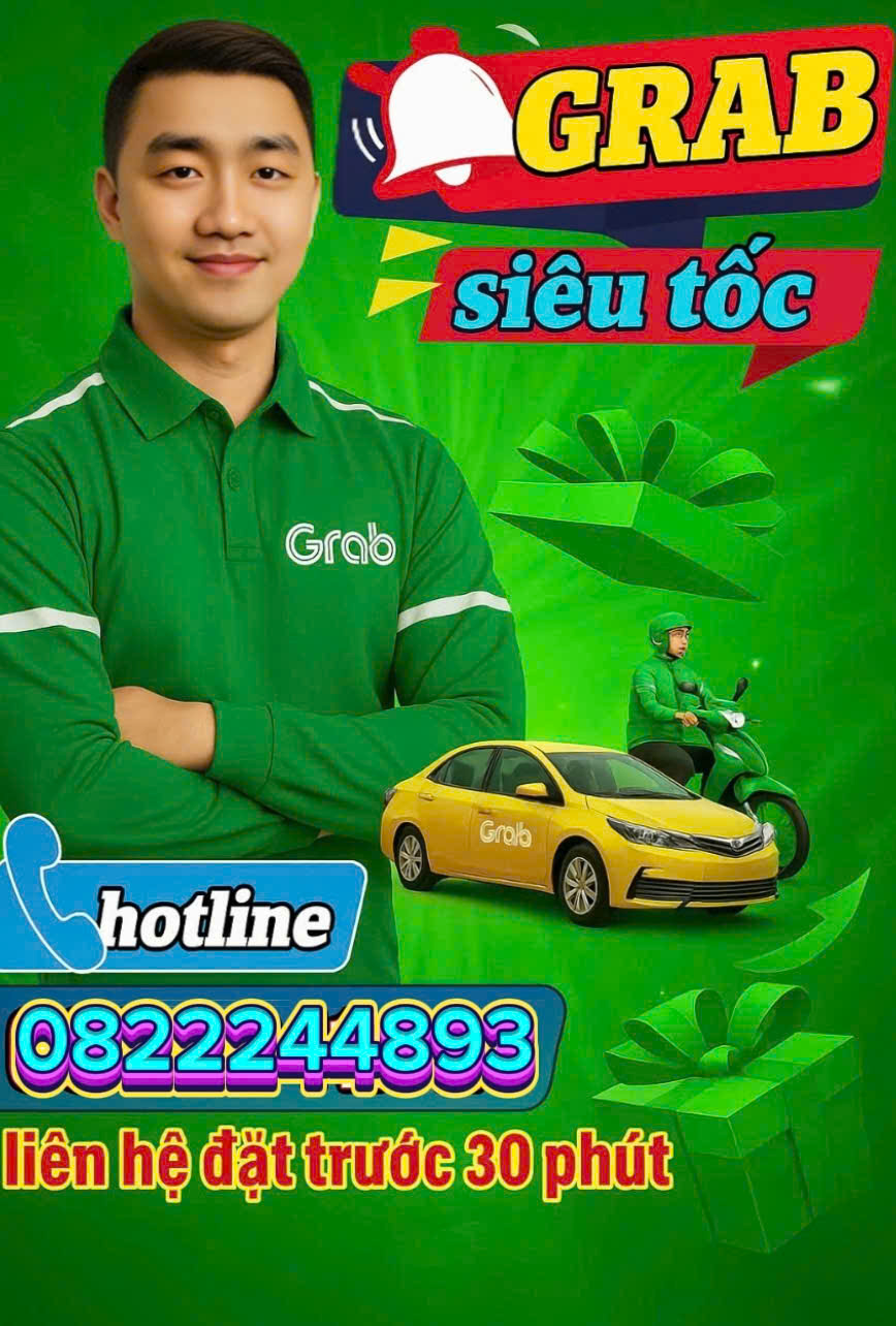 GRAB XE ÔM HÒA LỢI BẾN CÁT – GỌI XE NHANH 24/7 – GIÁ RẺ – UY TÍN – ☎️ 08.222.44.893